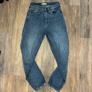 Madewell Mom Jean Dark Wash